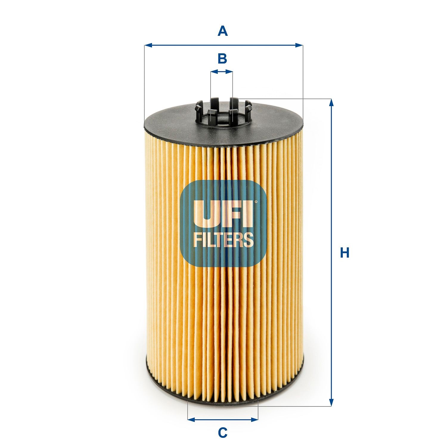 UFI Filtereinsatz Innendurchmesser 2: 14,5, 53mm, Ø: 121mm, Höhe: 205mm Ölfilter 25.046.00 kaufen