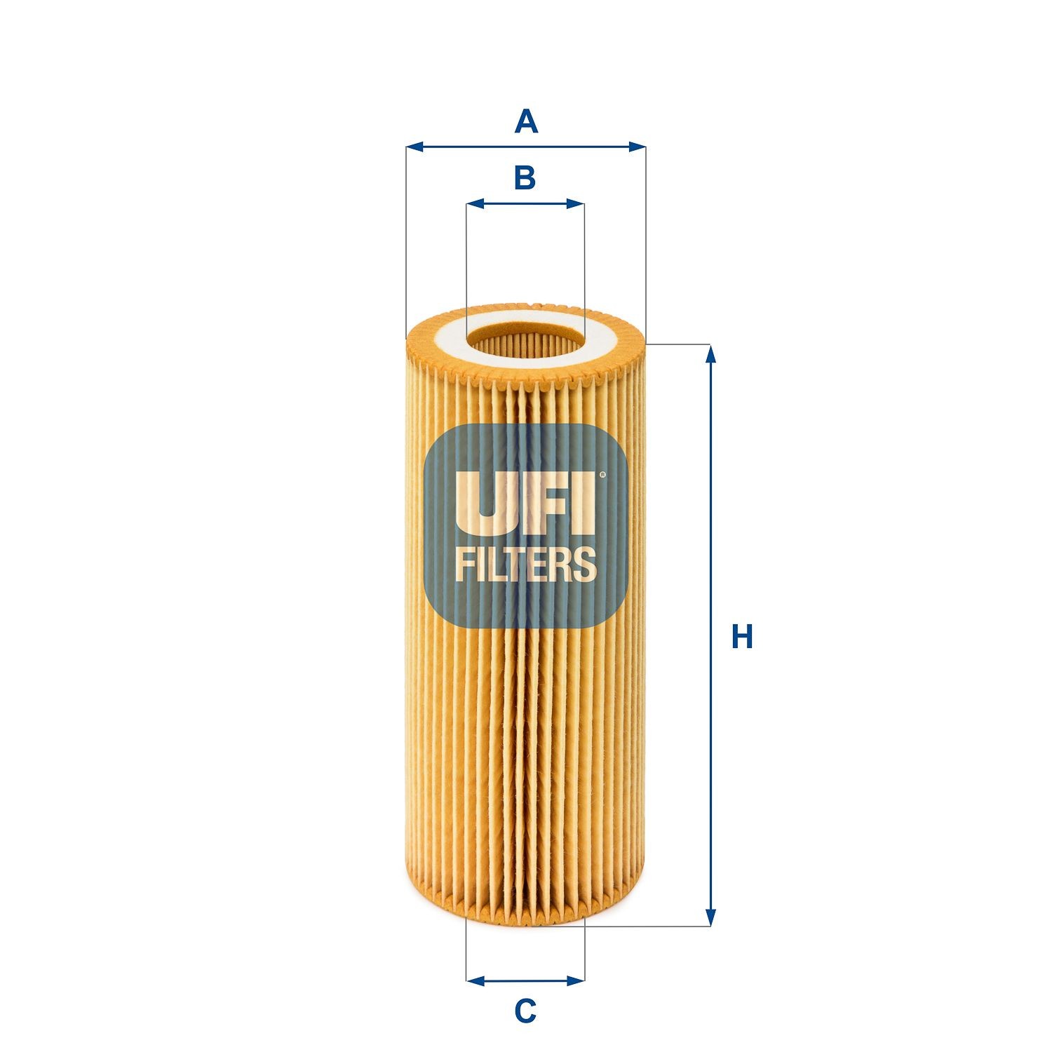 UFI 25.048.00 Engine oil filter Filter Insert