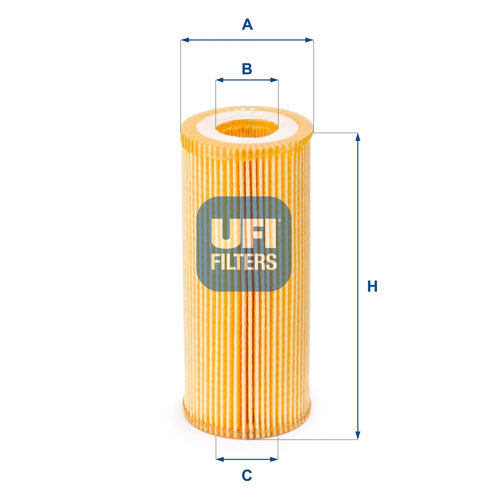 UFI Filter Insert Inner Diameter 2: 31,5mm, Ø: 66mm, Height: 153mm Oil filters 25.065.00 buy