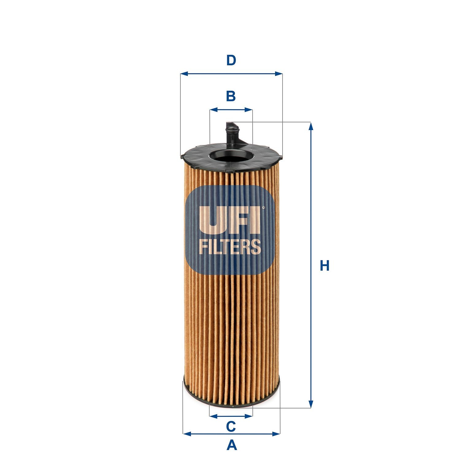 UFI Filter Insert Inner Diameter 2: 29mm, Ø: 72, 76mm, Height: 200mm Oil filters 25.068.00 buy
