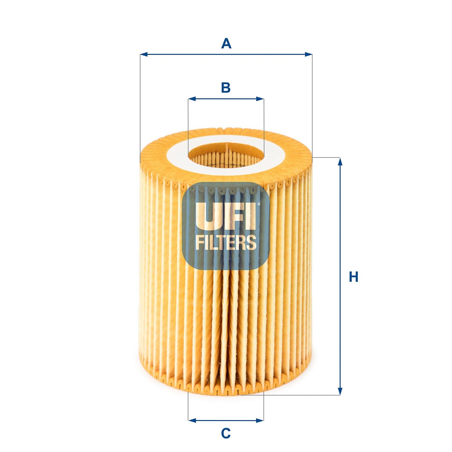 Original UFI Oil filter 25.069.00 for JEEP COMMANDER