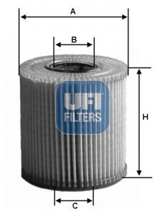 UFI Filter Insert Inner Diameter 2: 55,8mm, Ø: 112,7mm, Height: 220mm Oil filters 25.081.00 buy