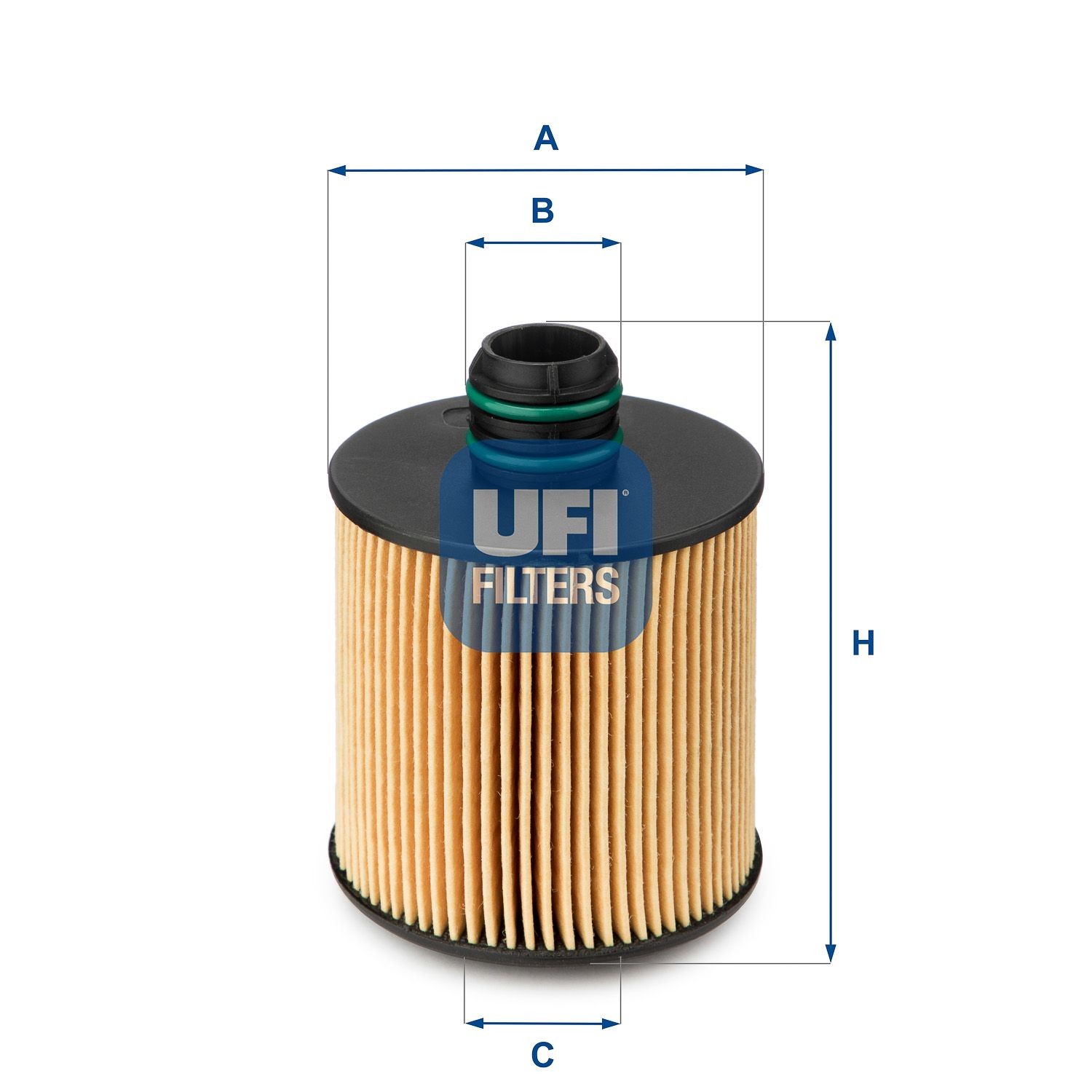UFI 25.083.00 Engine oil filter Filter Insert