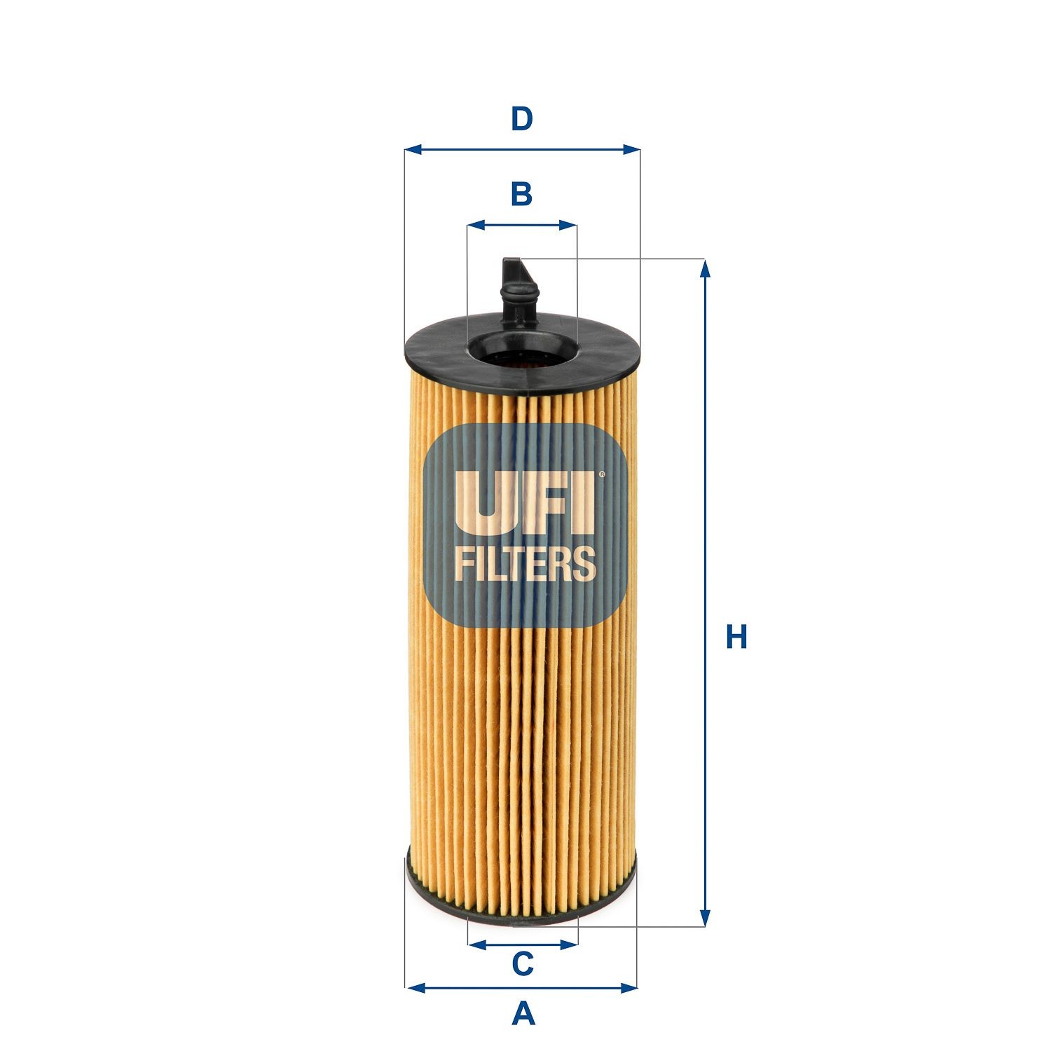 UFI 25.084.00 Oil filter Filter Insert