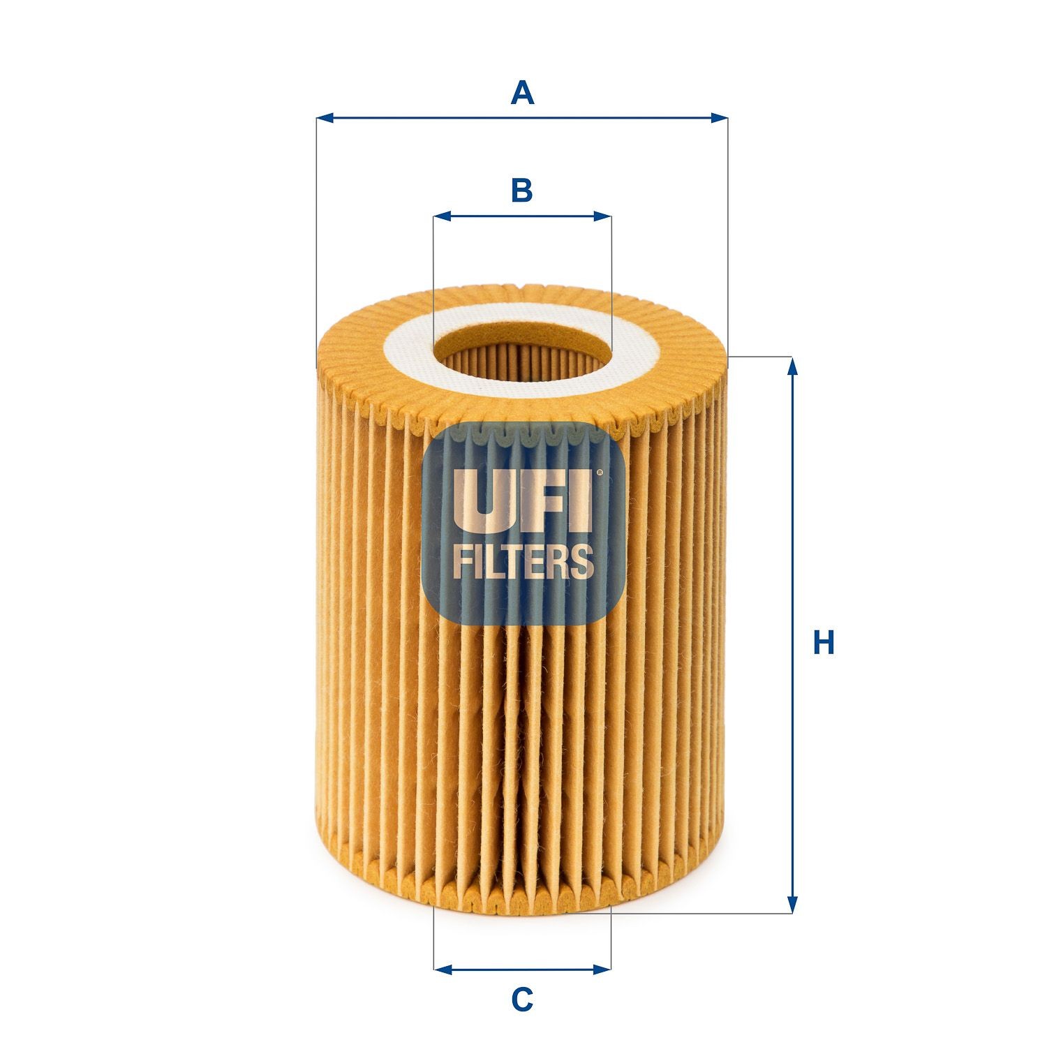 Original UFI Oil filter 25.085.00 for OPEL MERIVA