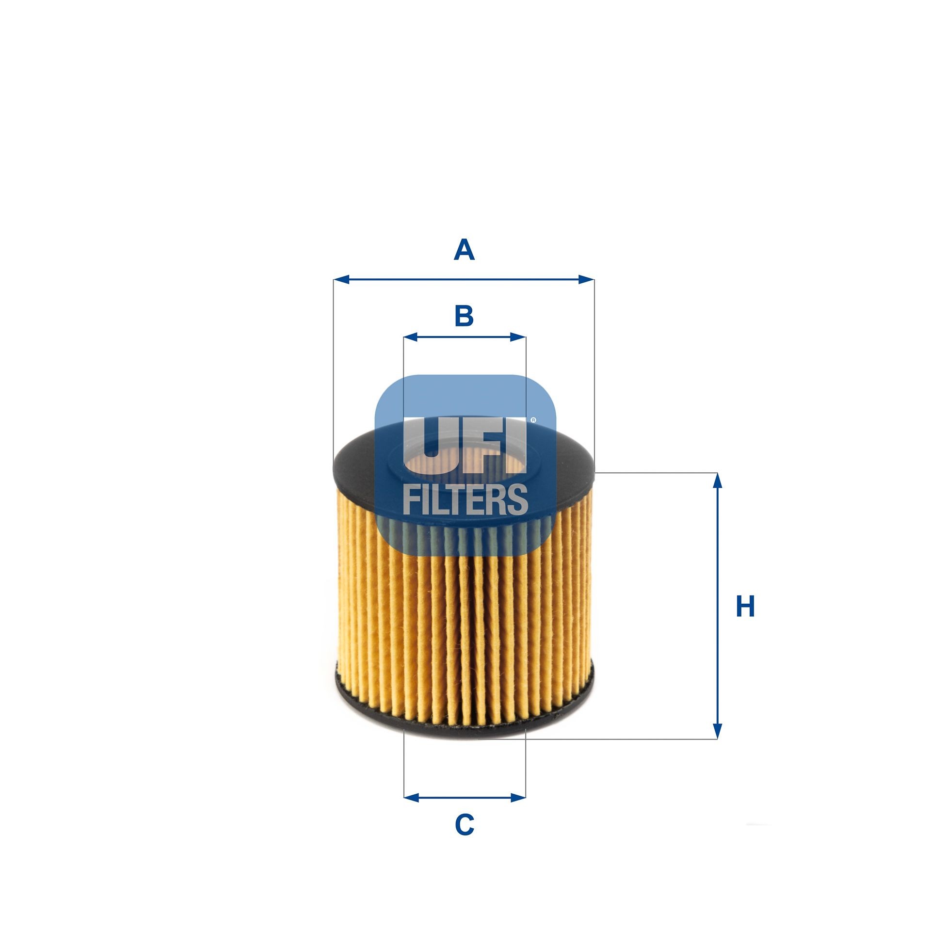 Great value for money - UFI Oil filter 25.086.00