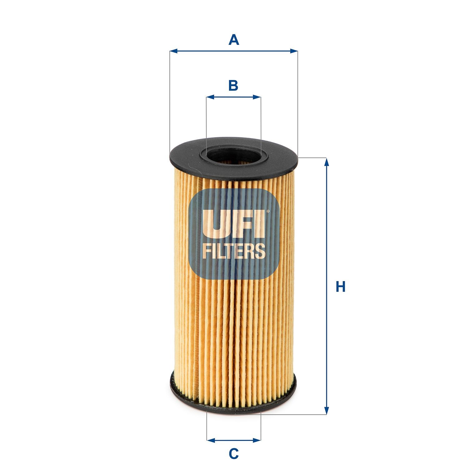 Original UFI Oil filter 25.094.00 for NISSAN QASHQAI
