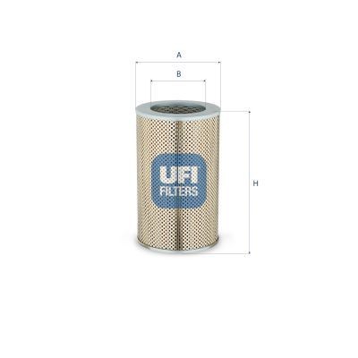UFI 25.400.00 Fuel filter 43277