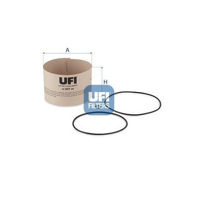 UFI Inner Diameter 2: 13,2mm, Ø: 69mm, Height: 84, 84,0mm Oil filters 25.424.00 buy