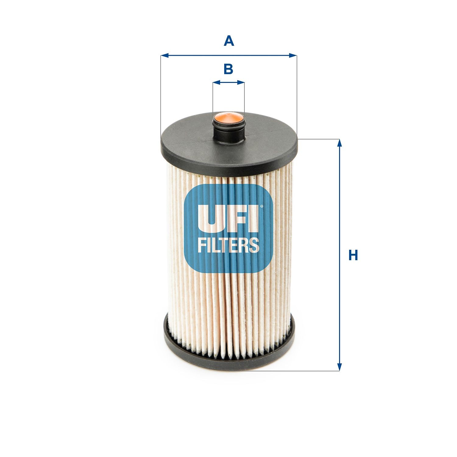 UFI Binnendiameter 2: 33mm, Ø: 72mm, Hoogte: 98, 98,0mm Motoroliefilter 25.444.00 koop goedkoop