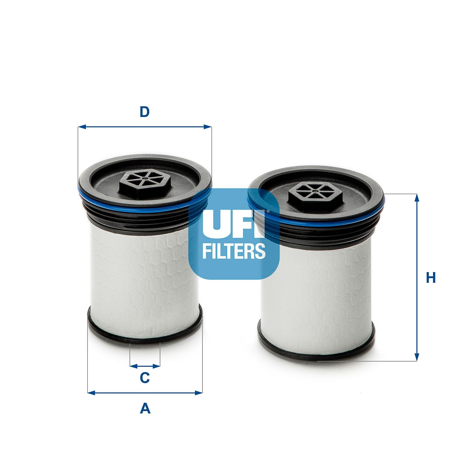 UFI 25.474.00 Oil filter 000-184-98-25