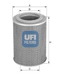 UFI Inner Diameter 2: 14,3mm, Ø: 50,5mm, Height: 58, 58,0mm Oil filters 25.495.00 buy