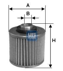 UFI Inner Diameter 2: 17mm, Ø: 55mm, Height: 60mm Oil filters 25.514.00 buy