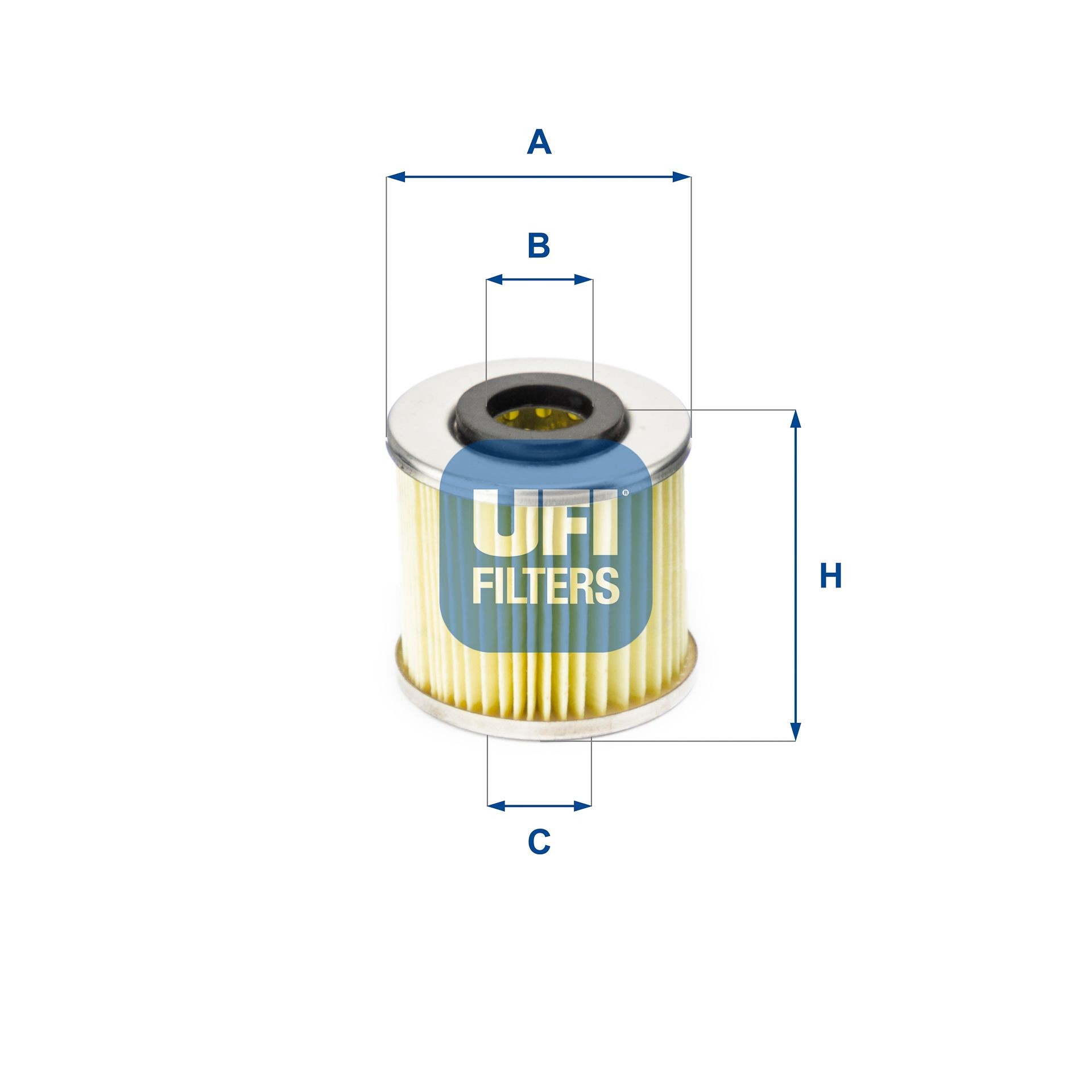 UFI Inner Diameter 2: 18, 31mm, Ø: 55mm, Height: 52,5mm Oil filters 25.529.00 buy