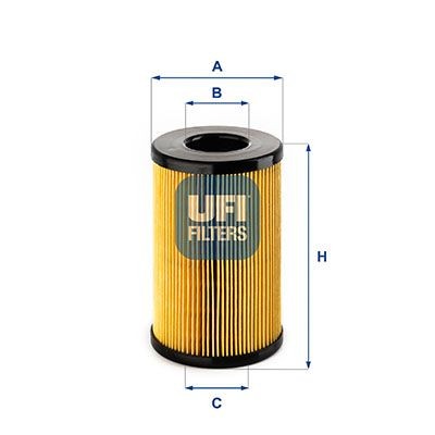 UFI 25.532.00 Oil filter 15208-61525