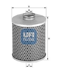 UFI 25.535.00 Oil filter 1503662