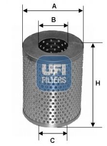 UFI 25.538.01 Oil filter 366-184-02-25