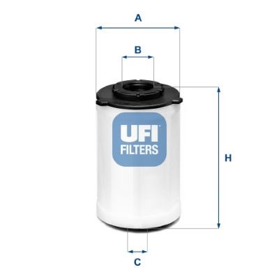 UFI 25.583.00 Ölfilter für MAN TGM LKW in Original Qualität