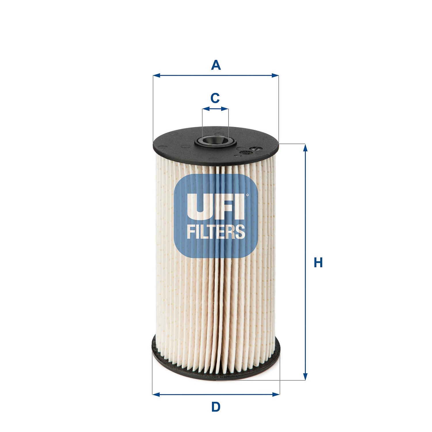 Filtro diesel 26.007.00 UFI Cartuccia filtro