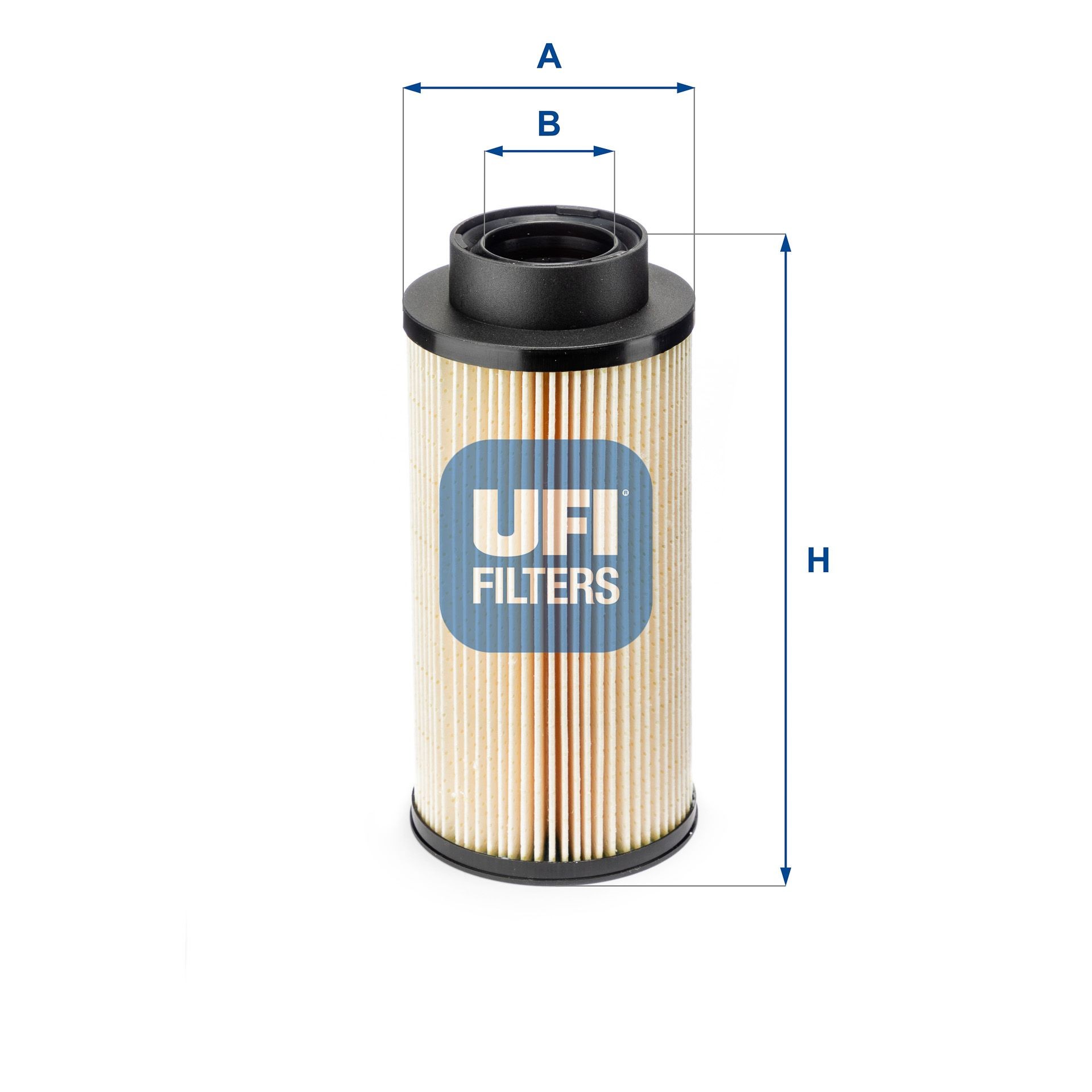 UFI Filtereinsatz Höhe: 182mm Kraftstofffilter 26.008.00 kaufen