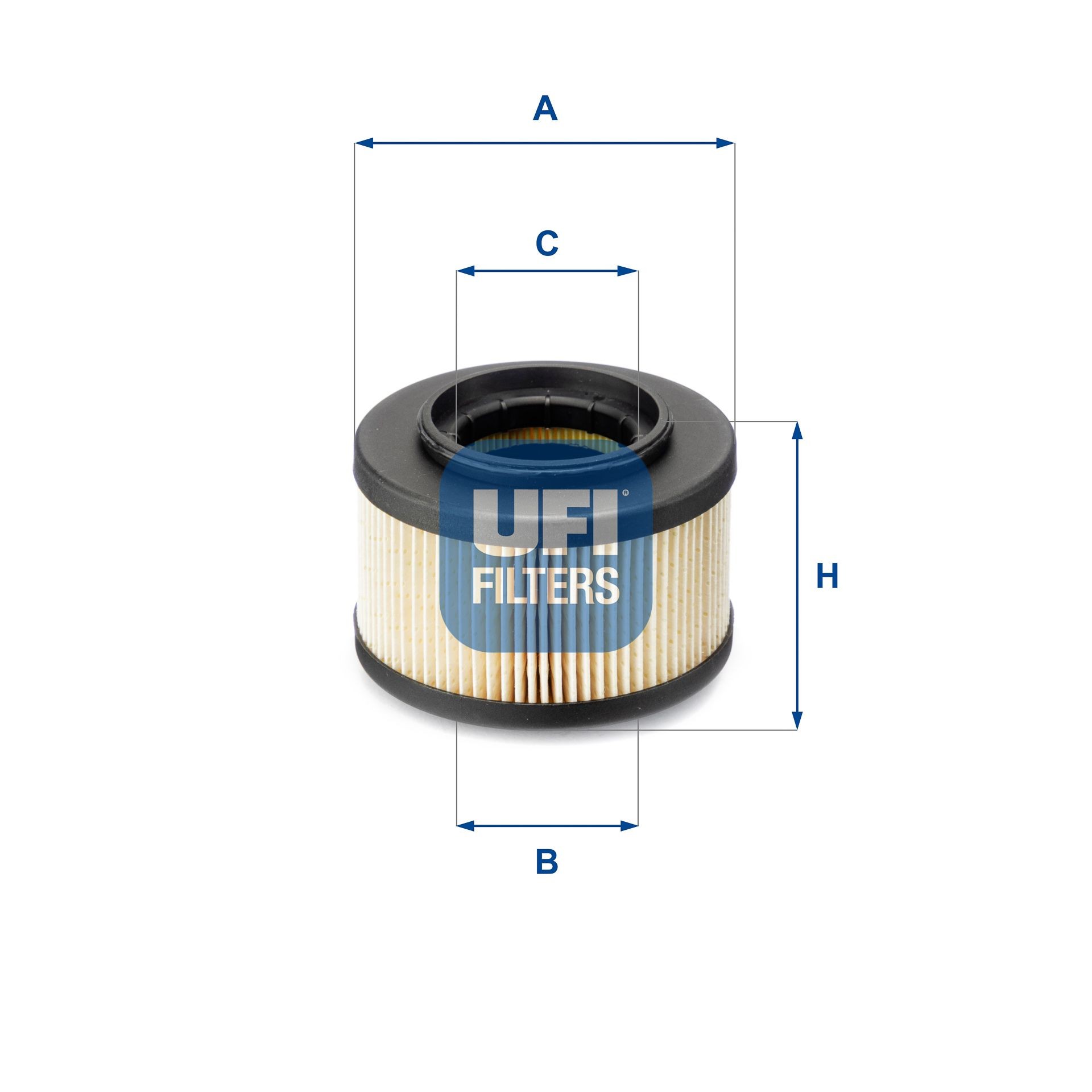 UFI Filter Insert Height: 74mm Inline fuel filter 26.013.00 buy