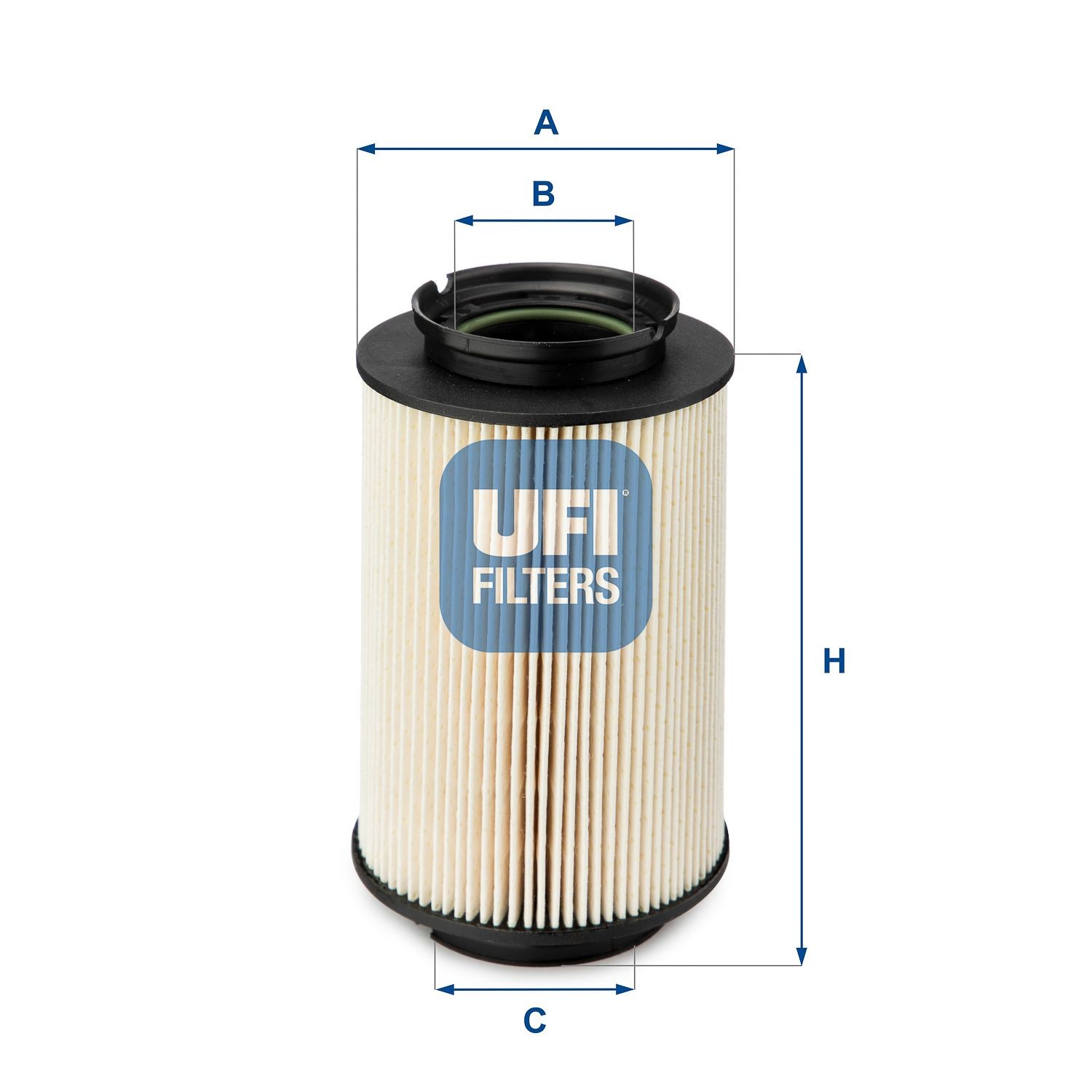 Original UFI Inline fuel filter 26.014.00 for VW TOURAN