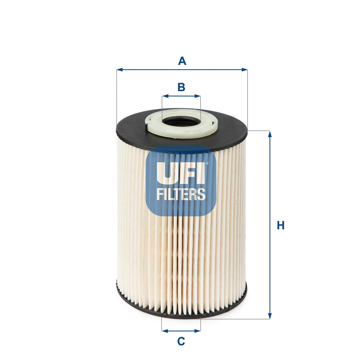 Original UFI Fuel filters 26.020.00 for VOLVO C30