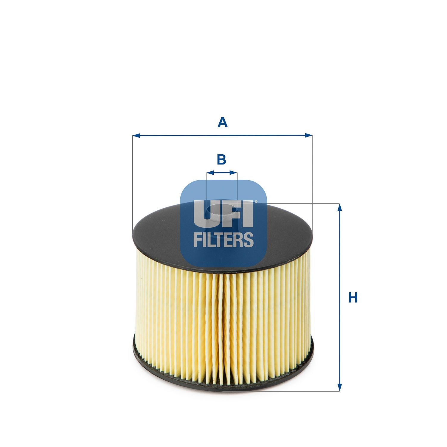 Original UFI Fuel filter 26.022.00 for VOLVO C30