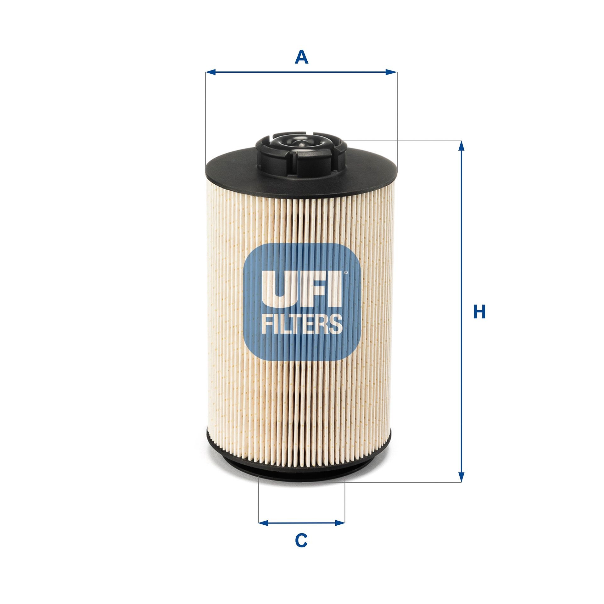 UFI 26.039.00 Kraftstofffilter für DENNIS OLYMPUS LKW in Original Qualität