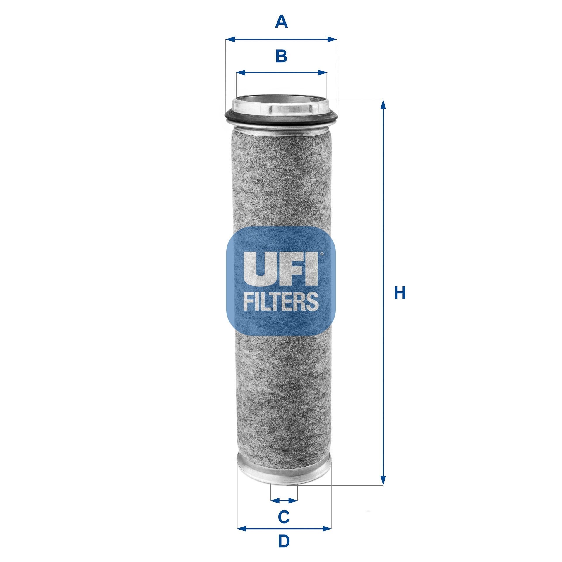 UFI 374mm, 108, 99mm, Filtereinsatz Höhe: 374mm Luftfilter 27.054.00 kaufen