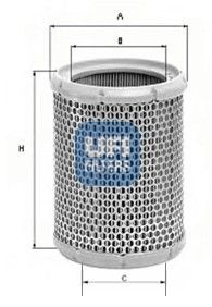 UFI 27.066.00 Air filter 117, 117,0mm, 90mm