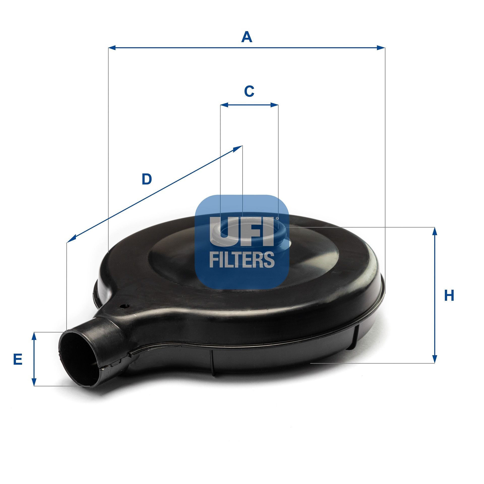 27.110.00 UFI Air filters RENAULT 87mm, 264, 320mm, Filter Insert