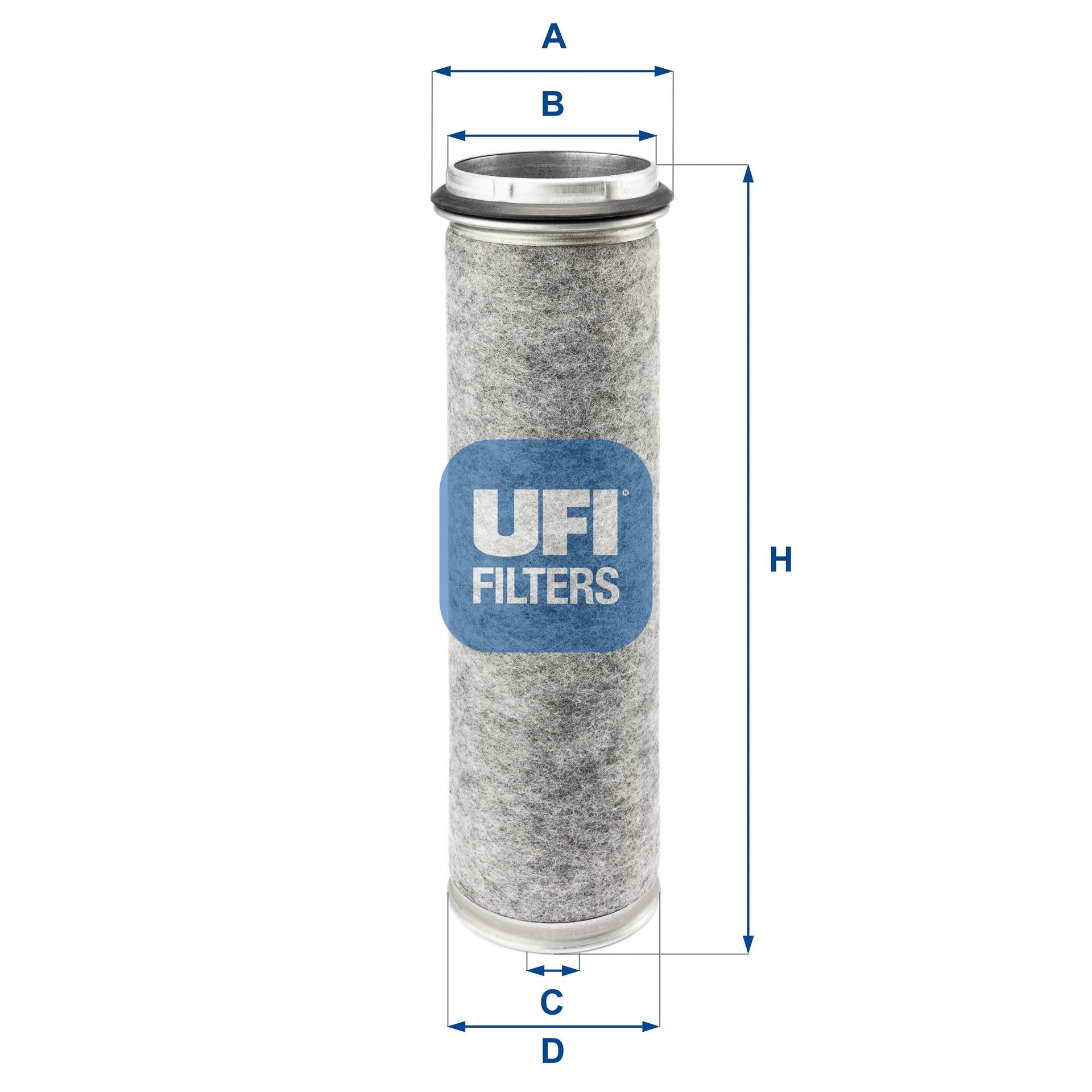 UFI 27.129.00 Secondary Air Filter 800 3750