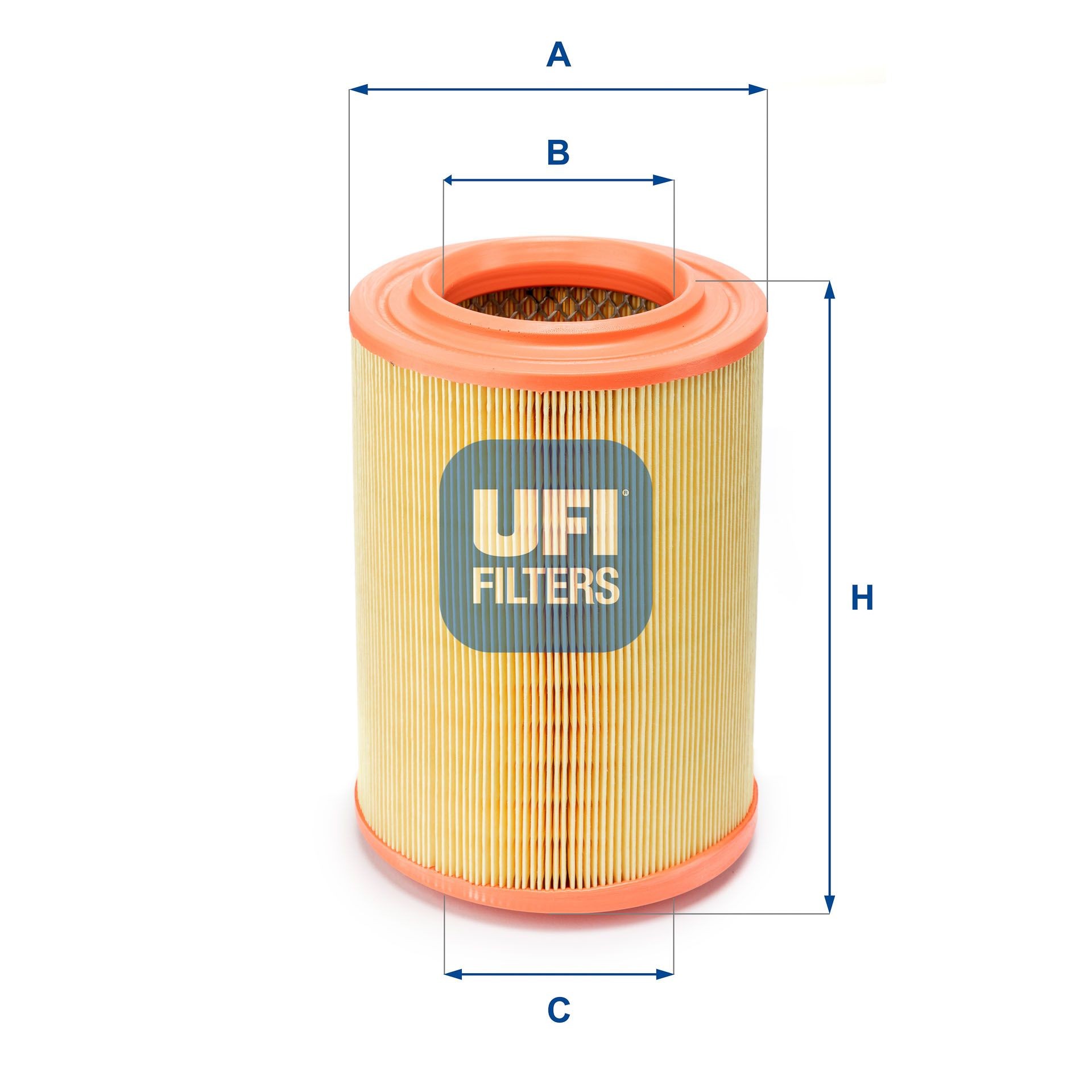 UFI Air filter 27.195.00 Volkswagen TRANSPORTER 2001