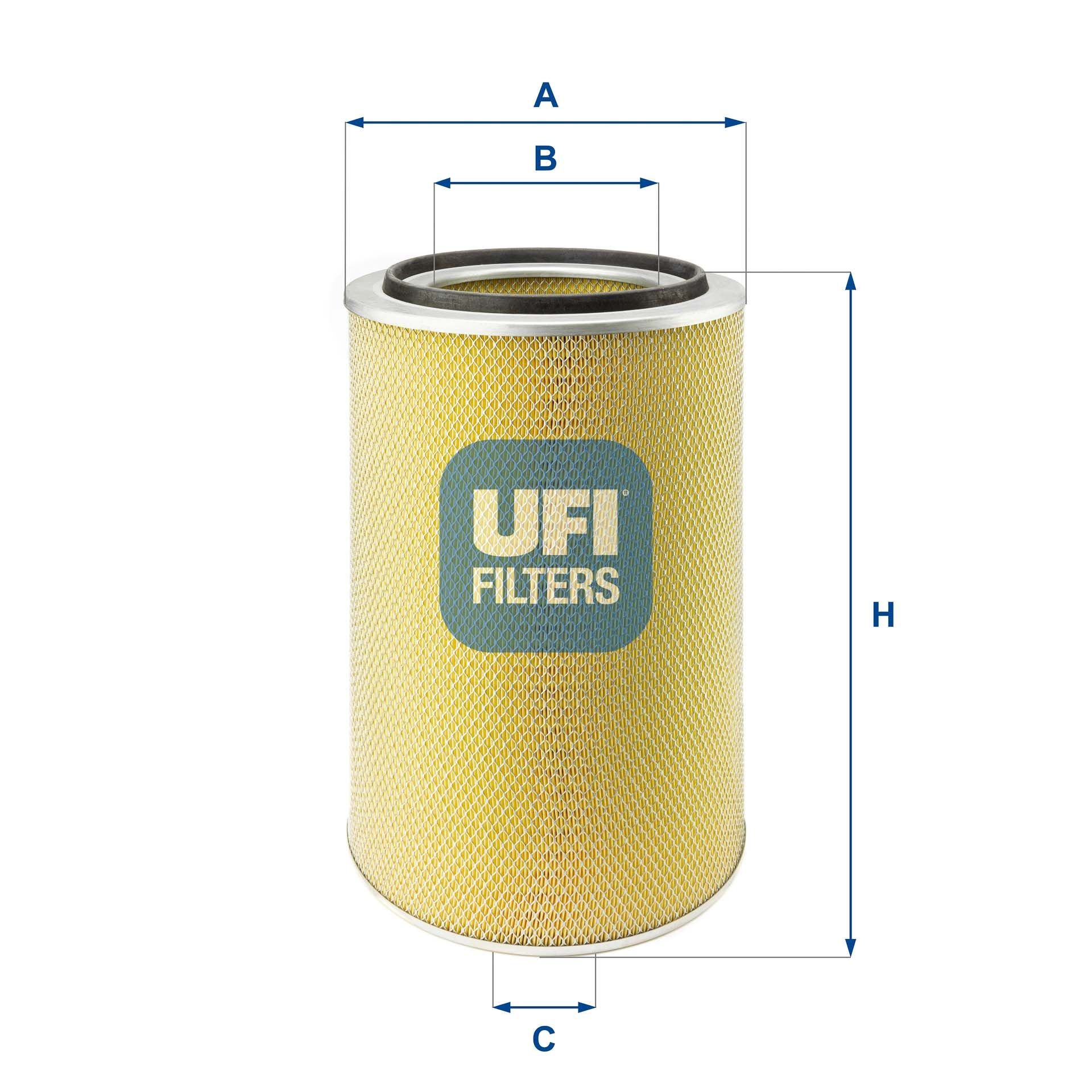 UFI 27.213.00 Luftfilter für MERCEDES-BENZ SK LKW in Original Qualität