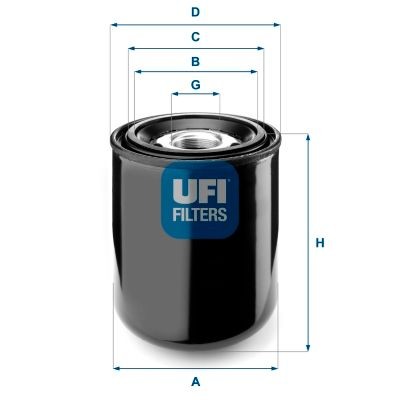 UFI 27.259.00 Air Dryer, compressed-air system 2TA-607-413