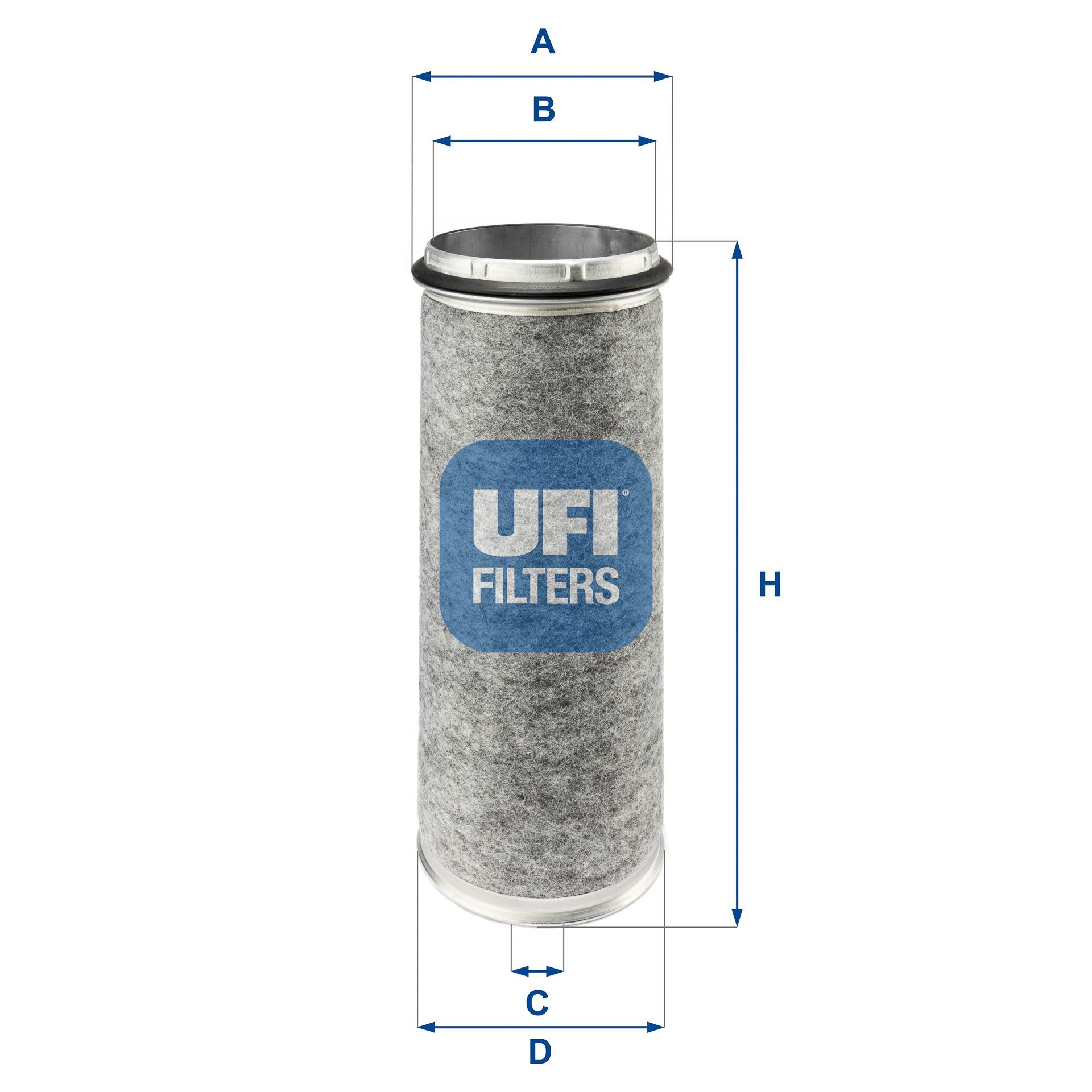 UFI 375mm, 158, 151mm, Filtereinsatz Höhe: 375mm Luftfilter 27.288.00 kaufen
