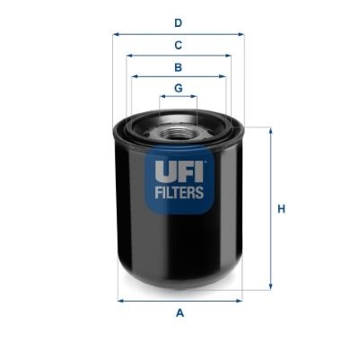 UFI 27.344.00 Air Dryer, compressed-air system 145 52 53