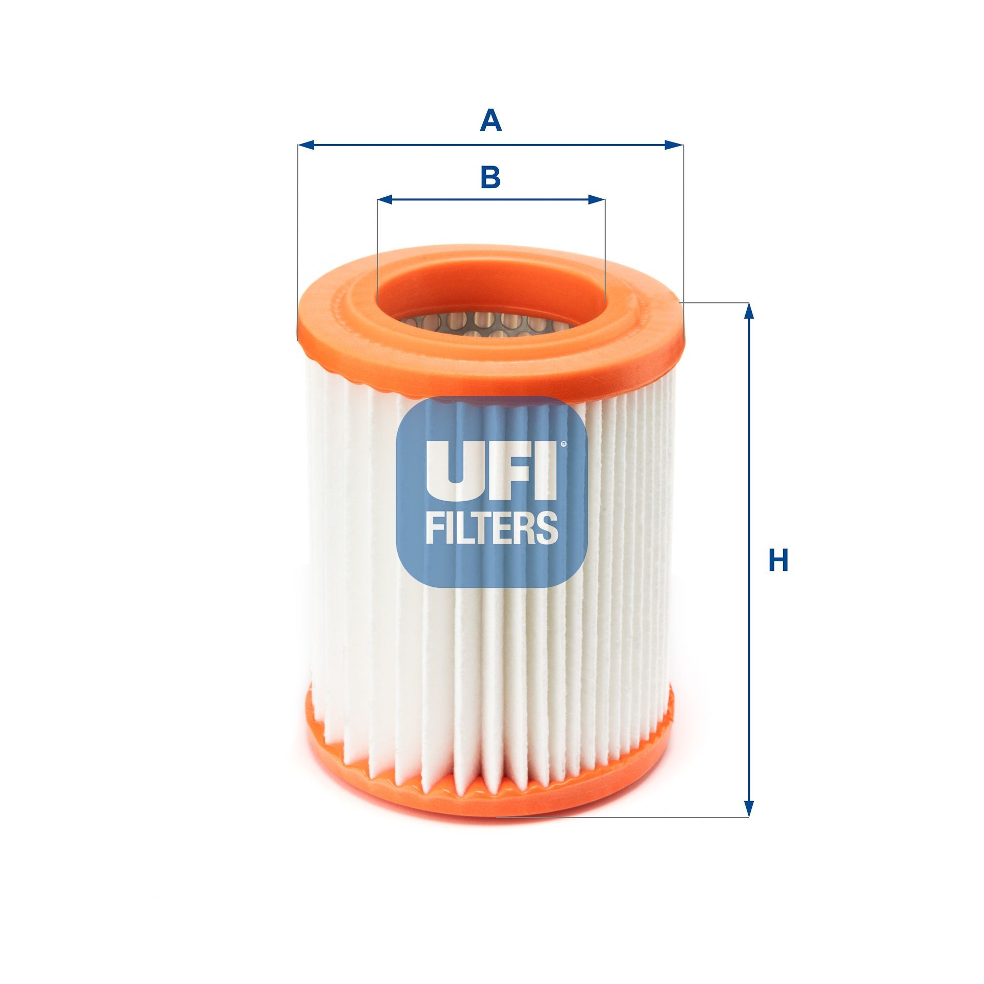 UFI 27.345.00 Air filter 410mm, 332mm, Filter Insert
