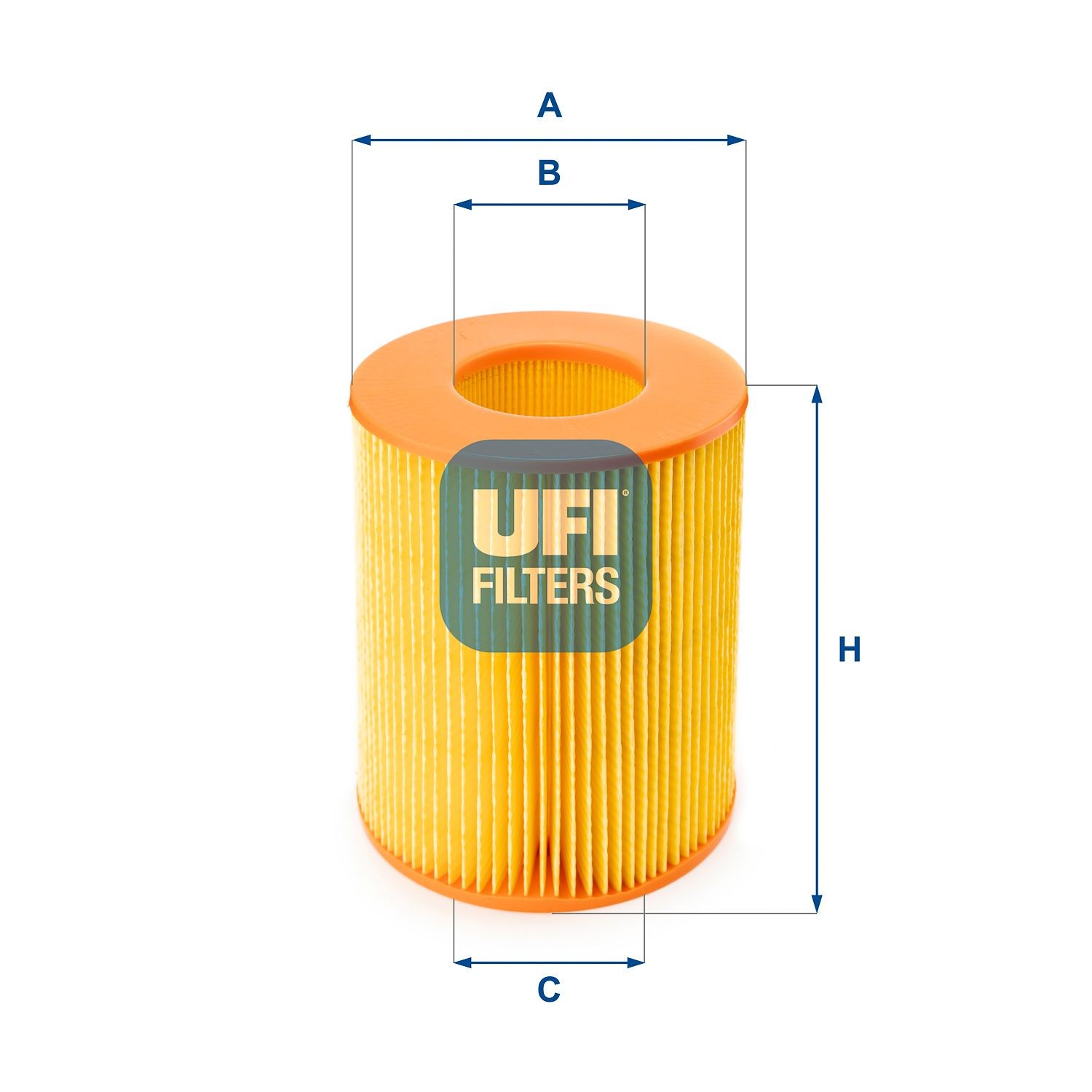 UFI 149mm, 125mm, Filter Insert Height: 149mm Engine air filter 27.355.00 buy