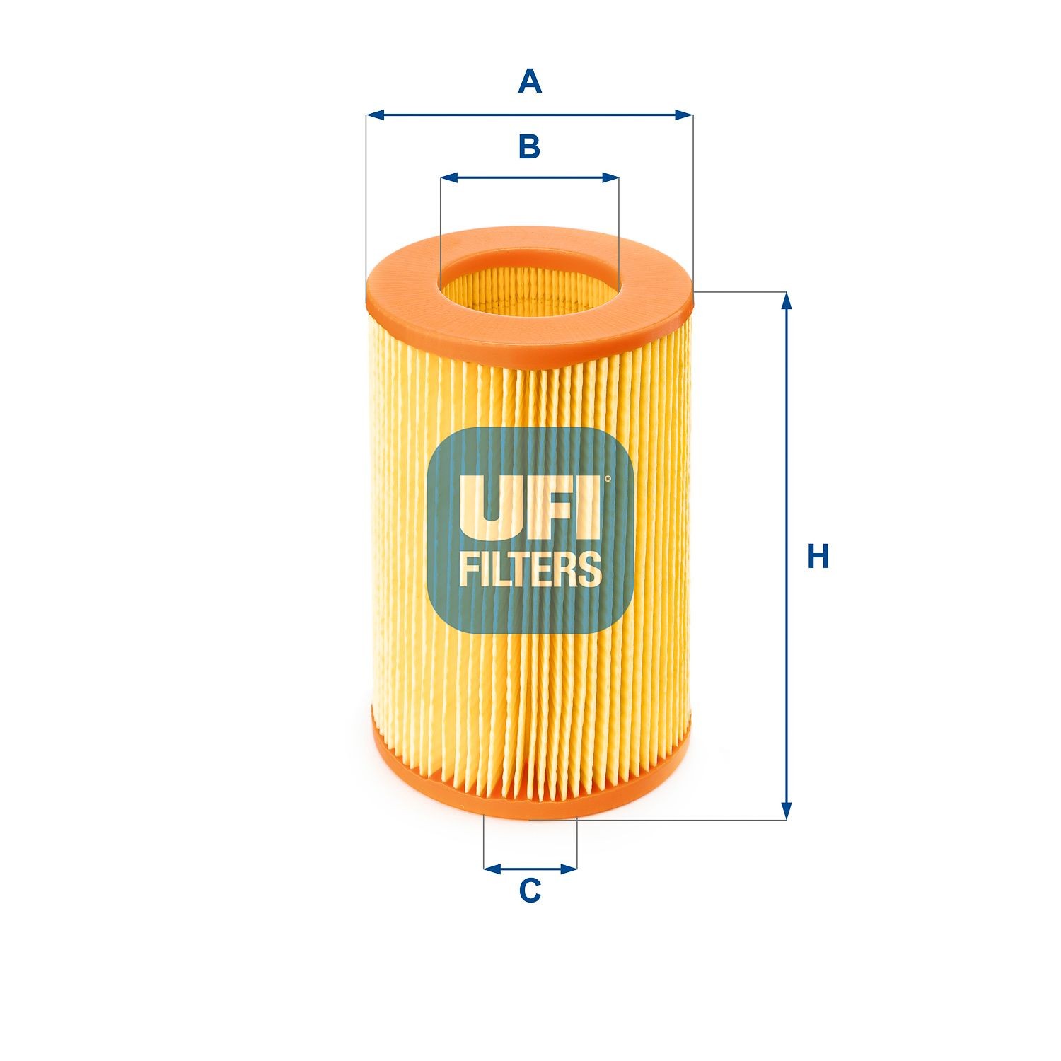 UFI 135mm, 91mm, Filter Insert Height: 135mm Engine air filter 27.386.00 buy