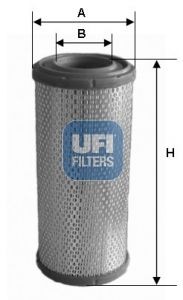 UFI 381mm, 249mm, Filter Insert Height: 381mm Engine air filter 27.395.00 buy