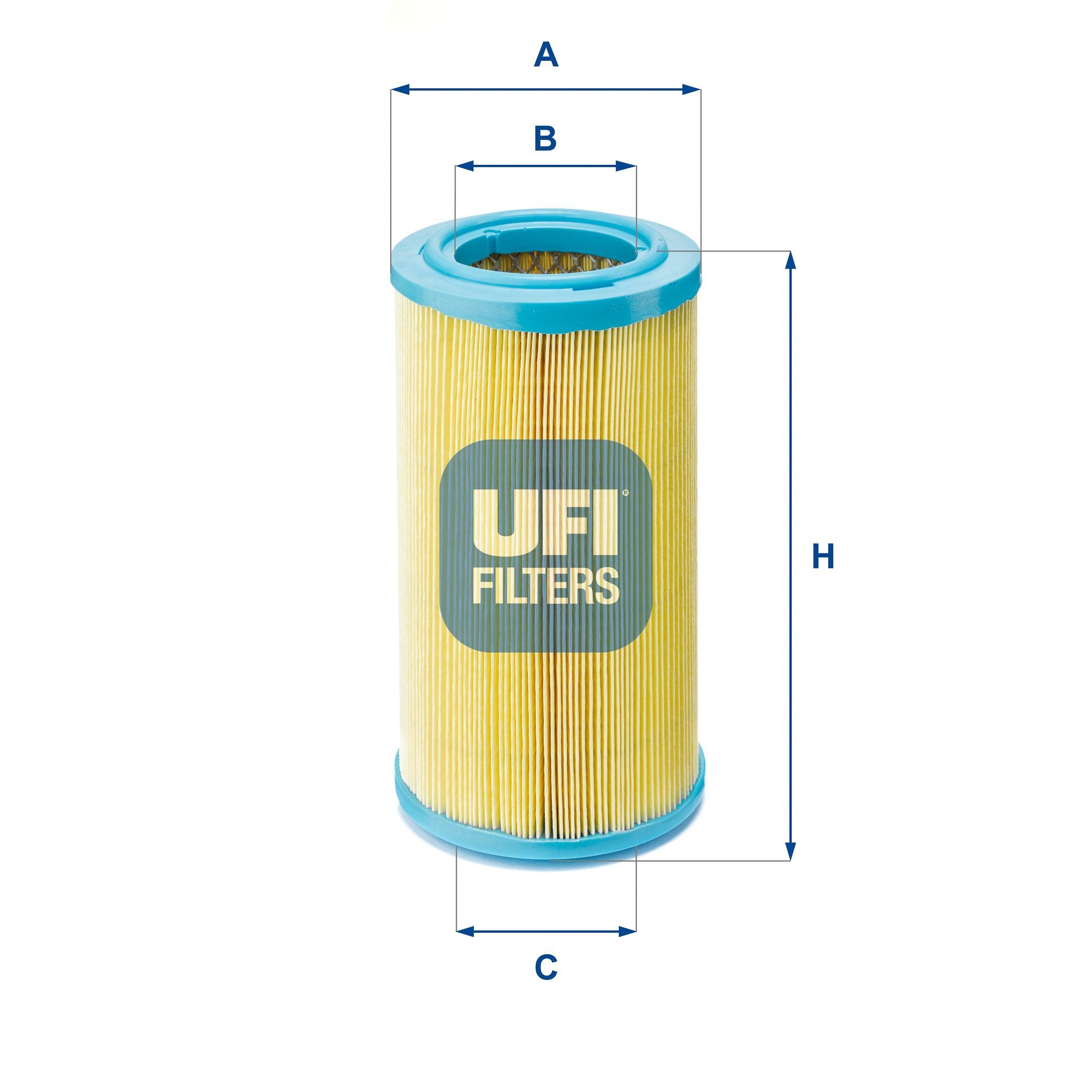 UFI 216mm, 115mm, Filter Insert Height: 216mm Engine air filter 27.403.00 buy