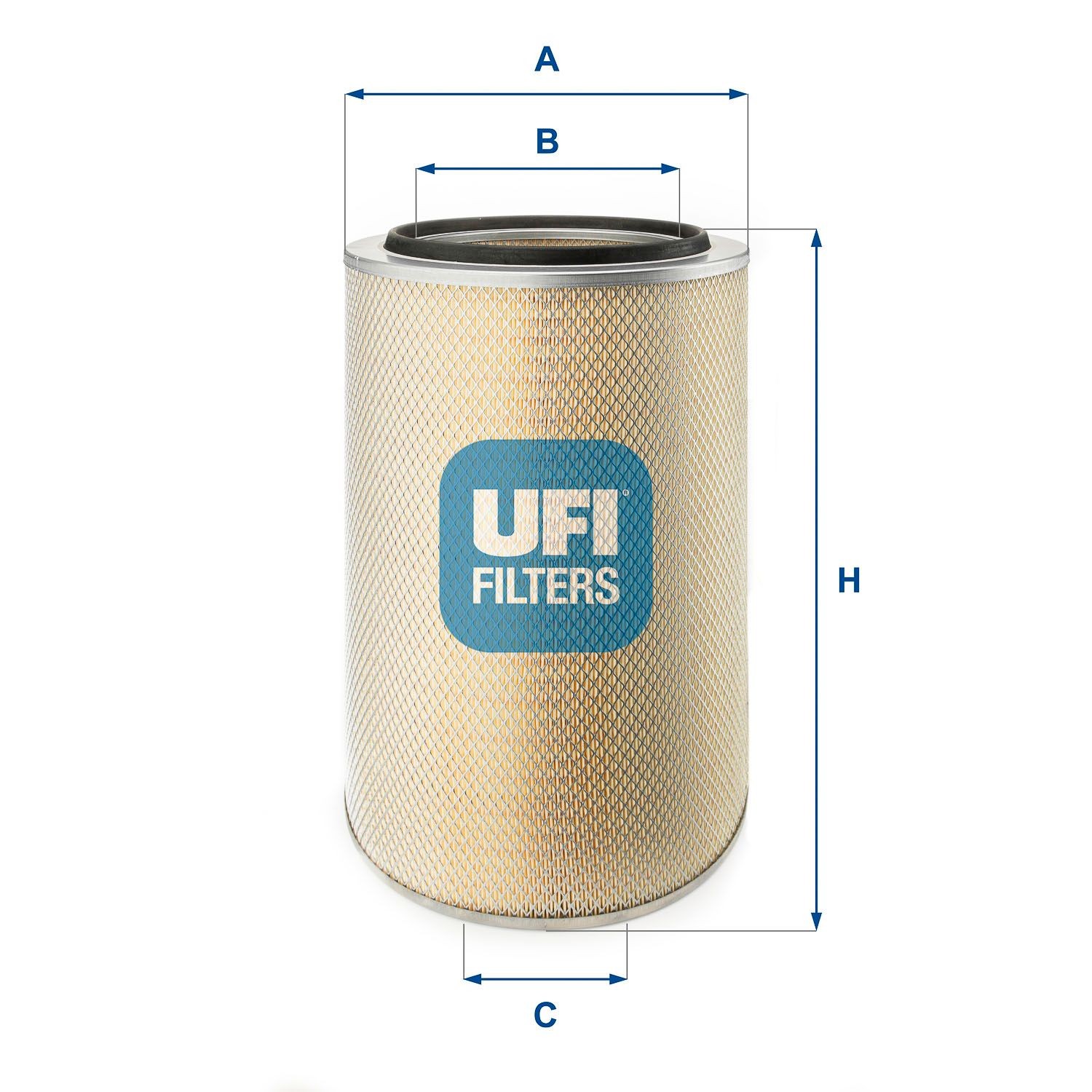 UFI 514mm, 327mm, Filter Insert Height: 514mm Engine air filter 27.544.00 buy