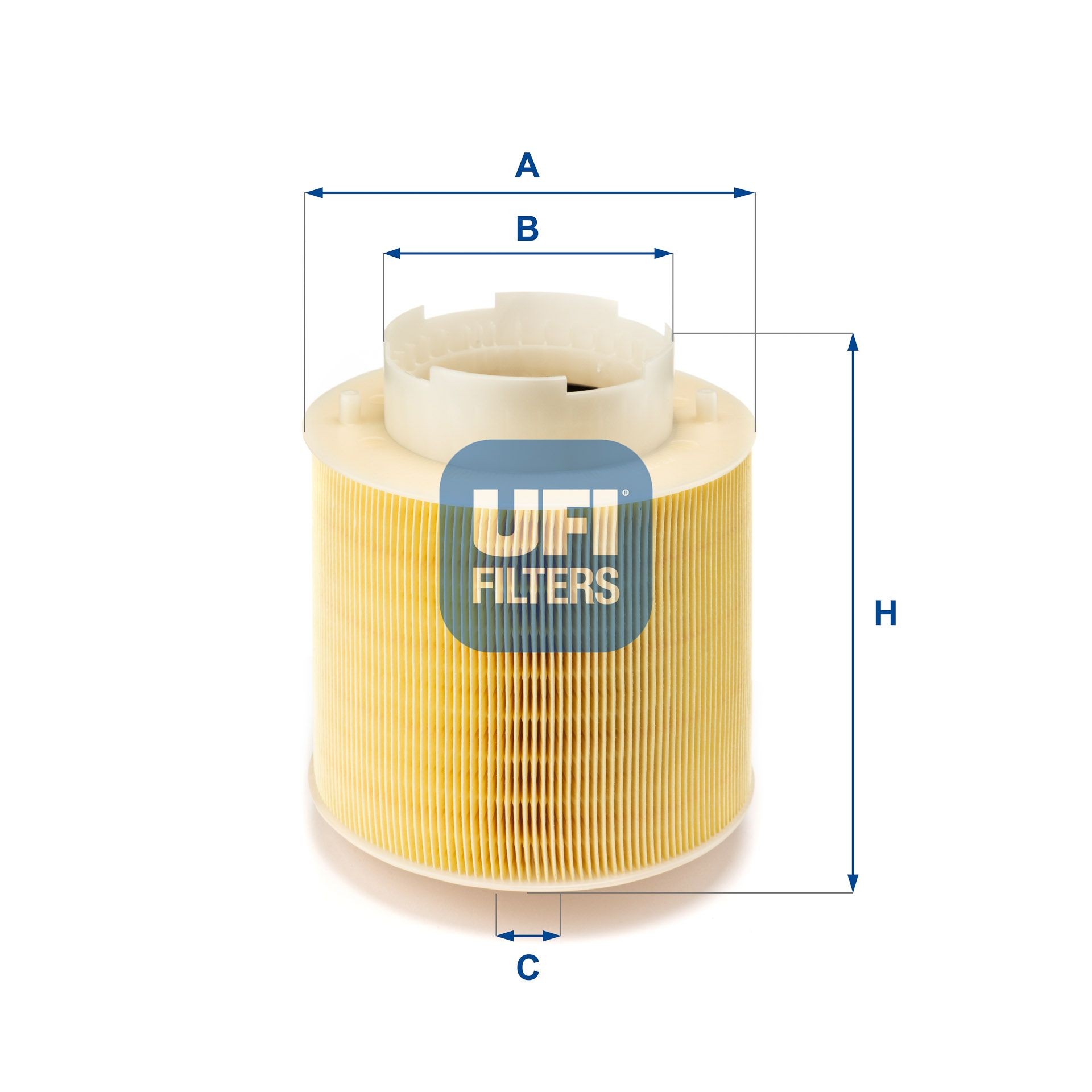 Original UFI Engine air filters 27.597.00 for AUDI A6