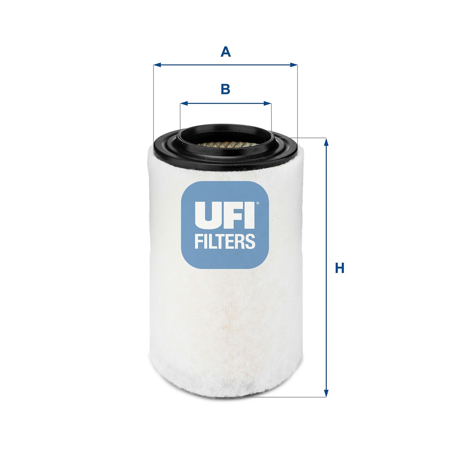 UFI 27.629.00 Air filter 239,5mm, 161mm, Filter Insert