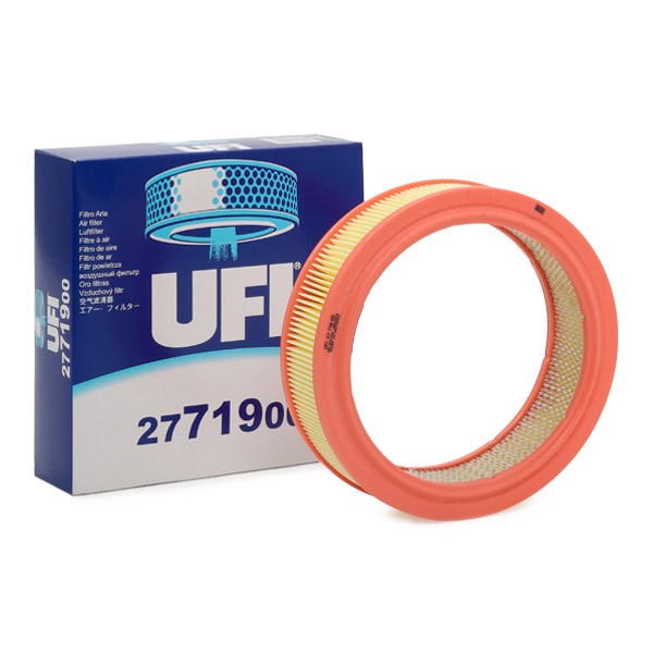 UFI Filtre à air FIAT,SEAT,ABARTH 27.719.00 4119668,4146050,4180565 4313207,4363009,4371574,4388584,44115780,82345728,82345730,1498427,5002468