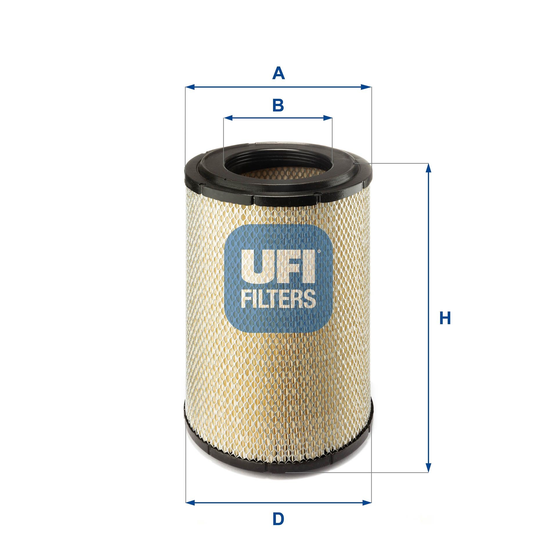 UFI 2773600 Vzduchovy filtr SKODA Rapid Kupé (120G, 130G, 135G) 1.3 S (135GL) 58 HP / 43 KW 1988