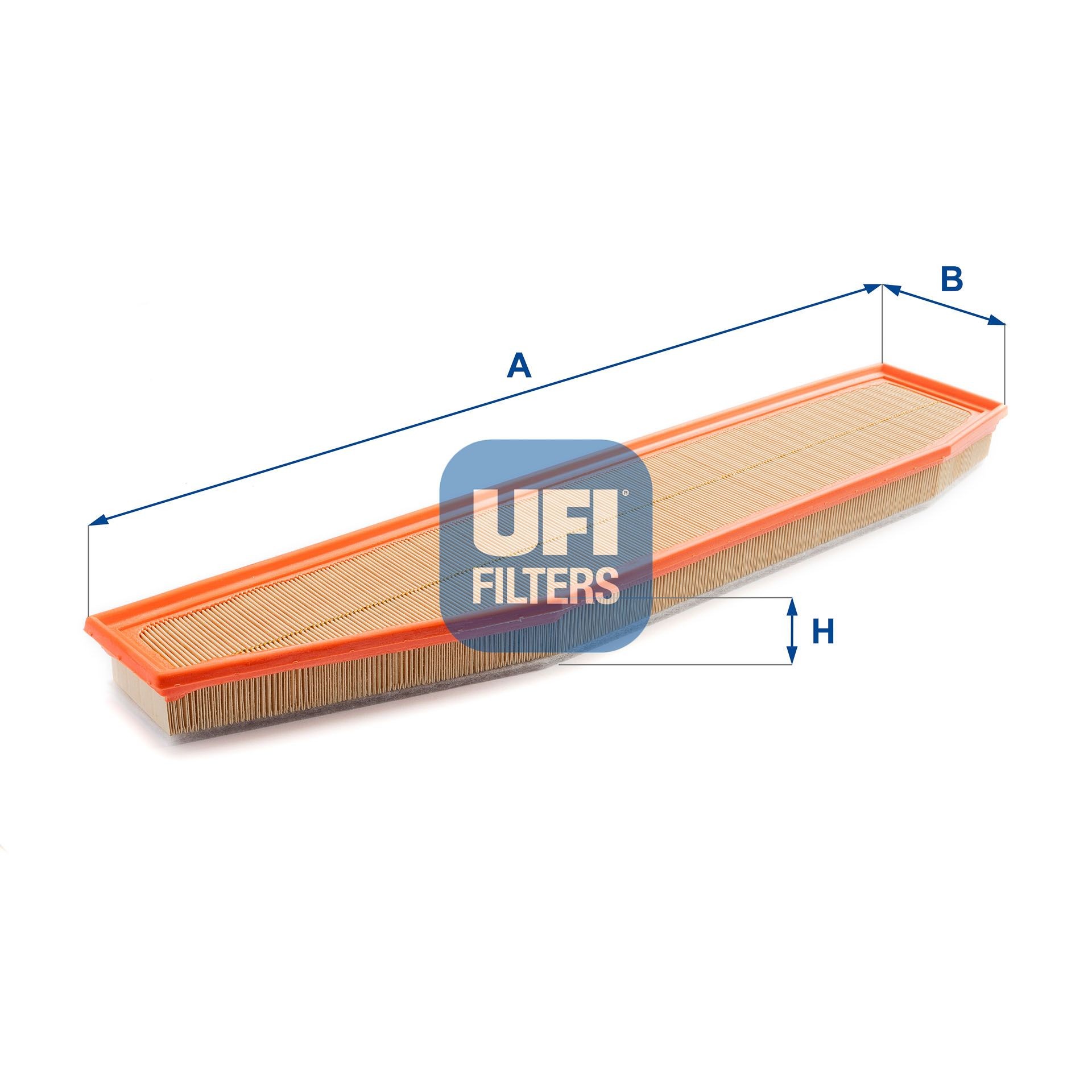UFI 61, 61,0mm, 160mm Height: 61, 61,0mm Engine air filter 27.832.00 buy