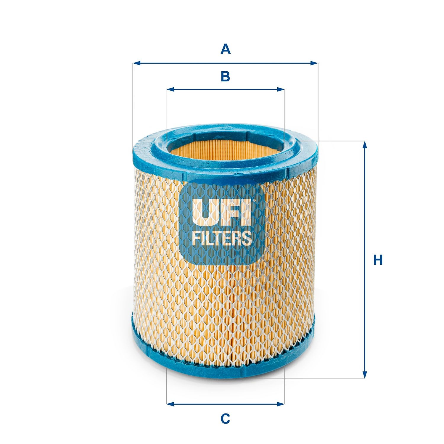 UFI 183mm, 160mm, Filter Insert Height: 183mm Engine air filter 27.888.00 buy